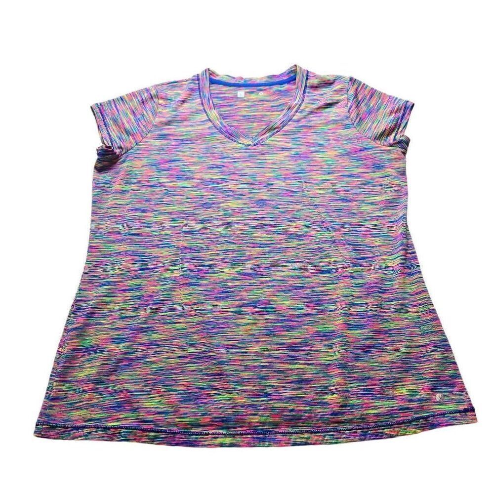 Xersion vneck athletic shirt L